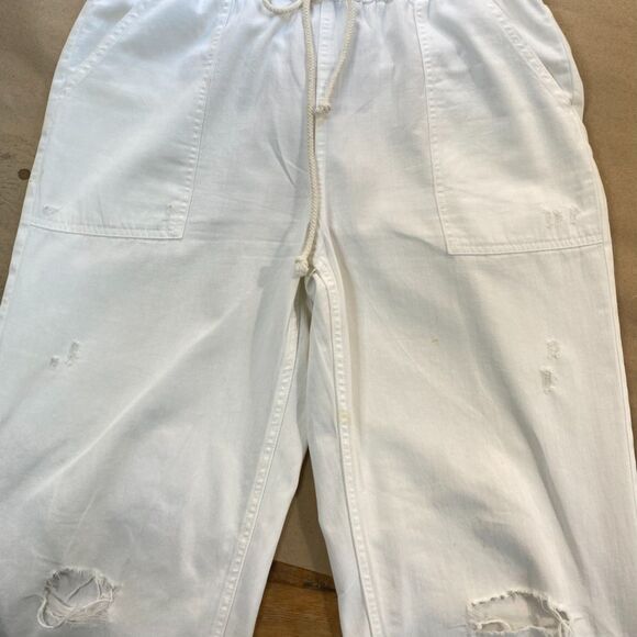 Aerie White Denim Distressed Pants - Picture 6 of 16